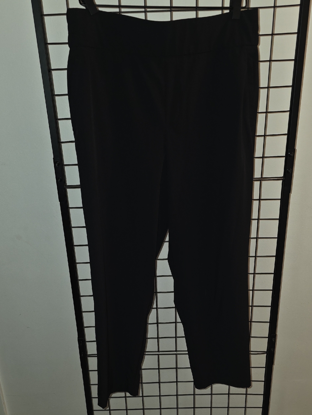 Lou & Grey Black Straight-Leg Pull-On Pants